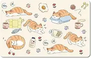 CREATCABIN Cat Card Skin Sticker Debit Credit Card Skins Pet Covering Bank Card Protecting Decals Removable Wrap Waterproof Scratch Proof No Bubble Slim for EBT Transportation Key Card 7.3x5.4Inch