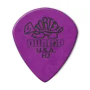 6 Pack of Dunlop Tortex Jazz Sharp Tip Purple H3 - 472RH3