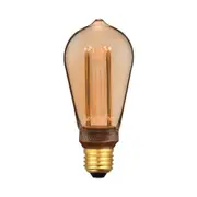 ST64 LED Filament Globe ES 240V 3.5W Amber 1800K - 65955