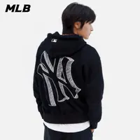 在飛比找momo購物網優惠-【MLB】大Logo連帽上衣 帽T 紐約洋基隊(3AHDB0