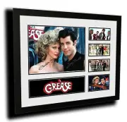 GREASE JOHN TRAVOLTA OLIVIA NEWTON JOHN LIMITED EDITION FRAMED MEMORABILIA