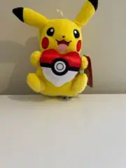 Exclusive Limited Edition Pokémon Valentines 2022 Pokeball Heart Pikachu Plush
