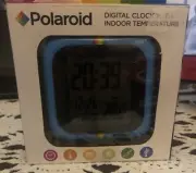 Poloraid Digital Clock With Indoor Thermometer