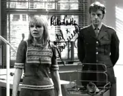 Doctor Who Autograph: KATY MANNING & RICHARD FRANKLIN Signed Photo