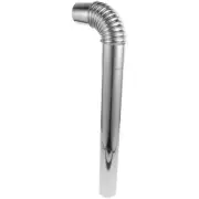 Flexible Chimney Flue Pipe for Wood Stove 50cm Stainless Steel Exhaust Vent