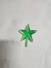 Christmas Tree Topper Star - Light Green - vintage