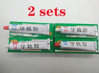2 Set CNC Machine Tool Guide fit for PTFE Turcite Special A &B Guide Rail Glue