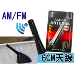 ANTENNA 高品質 6CM 鋁合金 AM FM 短天線 汽車收音機天線 天線尾 ANT天線 車頂天線