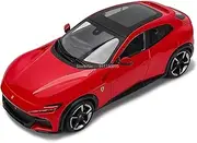 Die-cast Alloy 1:24 Scale for Ferrari Purosangue V12 Luxury SUV Simulation Car Model Diecast Miniature Vehicle Model Collection Miniature Vehicle