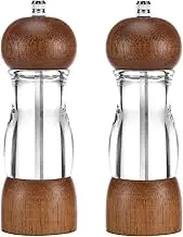 Salt and Pepper Grinder, Seasoning Shaker, Salt and Pepper Shaker Set, Refillable Salt and Pepper Mill, Refillable Salt and Pepper Mill Adjustable Coarseness Spice Shaker for Home Cook