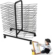 Art Drying Rack, Double Sided 30 Layer Art Drying Rack Easel, Educational Product Drying Rack for Home and Art School Oil Painting Drying, Space Saving