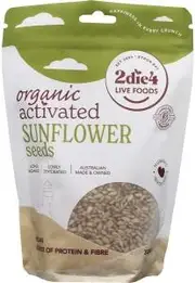 2die4 Live Foods Organic Activated Sunflower Seed 300g