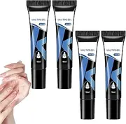 4 Pieces Nail Glue - False Nail Glue - Solid Nail Glue Base Coat - Nail Extension Gel Glue - for Nail Repair Extension & Modeling Strengthening Decoration