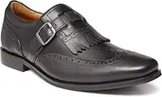 [Vionic] Men's Spruce Harrison Leather Monk Strap Dress Shoes - with Concealed Orthotic Arch Support