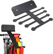 Wall Mounted Fitness Band Rack, Heavy-Duty Iron Storage Hanger for Exercise Bands, Jump Ropes, Weightlifting Belts, Home Gym & Garage Organization