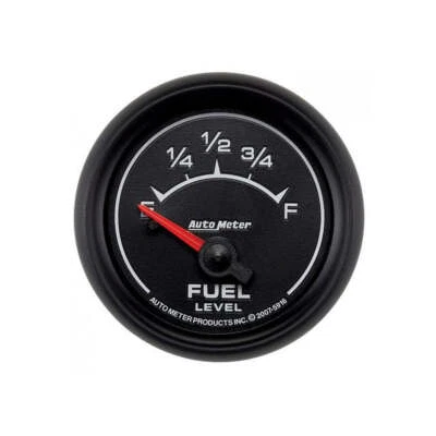 Autometer ES 2-1/16in Fuel Level Gauge 240-33 Ohms Short Sweep Electric AU5916