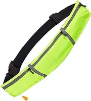 GkgWuxf Swim Belt | Flotation Vest 150N Buoyancy,Lifesaving Ring Life Vest Auto-Inflating Reflective for Paddle Board Sports Fishing Kayak Open Water Boating Rafting