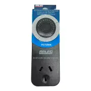 Arlec Timer 24 Hour Slimline 240v Indoor 30 Minute Intervals 10AMP Black