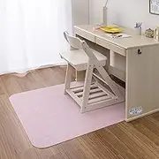 Sanko KX-79 Chair Mat, Non-Slip, Gaming, Desk Mat, Floor Protection, Just Place to Stick, 35.4 x 47.2 inches (90 x 120 cm), Melange Pink, Made in Japan