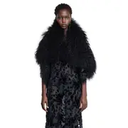 [ANN DEMEULEMEESTER] Bereta Shearling Waistcoat Black