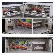 Garage Parking Space for 6 Cars Diorama 1/64 Tomica size Rare FAST AND FURIOUS