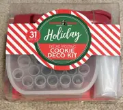 Nordic Ware Holiday Cookie Deco Kit Xmas New In Box