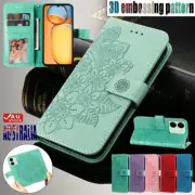 For Redmi 14C 13 12 10A 9C Note 13 12 11 10 9 Pro Case Leather Wallet Flip Cover