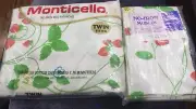 Vtg Monticello Strawberry Set Of Twin Fitted Sheet And 2 Pillowcases Retro NEW