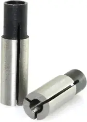 Collet Chuck Driver Adapter 2PCS 1/4" to 1/8" CNC Engraving Bit Router Converter