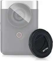 JJC Lens Cover Cap for Canon PowerShot V10 Vlog Camera, Rotate to Open and Close, Anti-Lost Camera Lens Protection Cover for Canon PowerShot V10