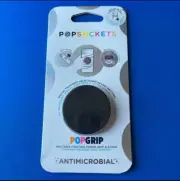ANTIMICROBIAL Popsockets PopGrip: Phone Holder & Stand - MATTE BLACK