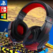 Dual Wireless Gaming Headset with Mic for PS5, PS4, PC, Mobile, Switch, Xbox One
