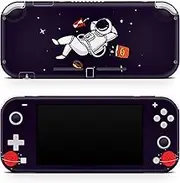 TACKY DESIGN Astronaut Skin Compatible with Nintendo Switch lite Skin, Cute Purple Switch lite Skin Vinyl 3m Stickers Full wrap Cover