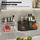 Kitchen Organizer Shelf Wall-mounted Spice Storage Rack Kitchen 2/3 Compartme ωη