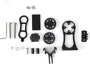 Cycle Computer Bracket, Aluminum Alloy Odometer Extension Mount, Stem Mount Cycling Computers, Lightweight Non Slip with Adapter