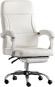 Dental Adjustable Doctor's, Multi-Purpose PU Leather Computer Chair, with Wheels 360 Degree Rotation Armrest Chairs Dentist Chair for Home Office Study (Color : A)