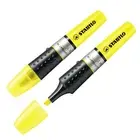 Yellow STABILO Highlighter LUMINATOR Pen for Studying Revision Notes - TWIN PACK