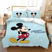 c232 Mickey Printed100% Polyester Children 3d Children'S King Size Bedding Duvet Cover Set Cute Printed Cartoon Quilt Cover ee232