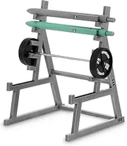 Ymapinc Squat Rack Pen Holder, Mini Barbell Holder for Small Desktop Decor Fun Office Desk Accessories for Men Weight Lifting Bench Style Office Equipment Pencil Organizer for Fitness Enthusiasts