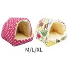 Guinea Pig Bed Hideout Cute Hamster Bed for Dwarf Cage Accessories Rabbits