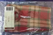 Longaberger Orchard Park Plaid Single-Handle Small Fruit Basket Liner #2307881