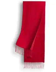 [Ozwear Ugg] Cashmere And Wool Scarf in Tomato