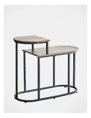 [Cooper & Co] Cuba 72cm Sofa Table in Walnut Black