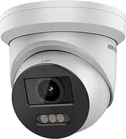 DS-2CD2387G2-LSU/SL 2.8MM Lens 8MP Full Color PoE Camera, Fixed Turret Network Camera with Strobe Light and Audible Warning, Human and Vehicle Detection, Built-in Two-Way Audio