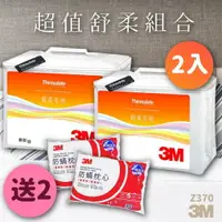 在飛比找樂天市場購物網優惠-《量販2送2》3M Z370輕柔冬被 標準雙人2入 送 3M