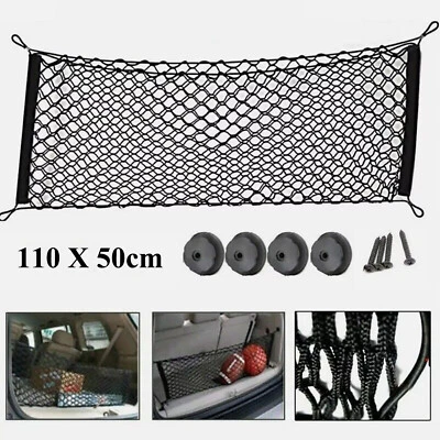 Car Rear Cargo Net Envelope Style For Trunk Organizers and Storage Universal (for: Fiat)