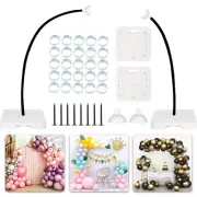 Balloon Arch Kit 8.2ft & 5ft - Adjustable and Free Bending Shape with Reinfor...