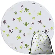 Frog Feet Beach Towel