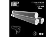 GSW: Acrylic Rods - Clear Round (3pcs, 12mm)