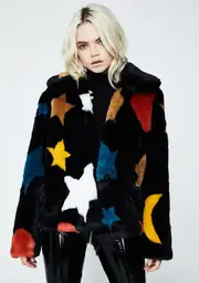 [Glamorous] Give Me Space Fuzzy Jacket